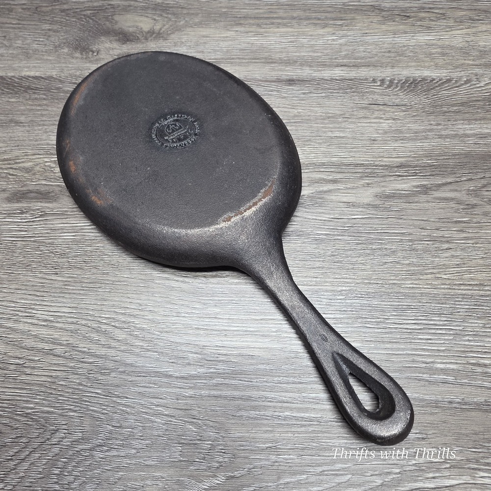 Traditional Castiron Basic Essentials Oval Fajita Skillet Black 9x7 Cast Iron - Picture 7 of 13